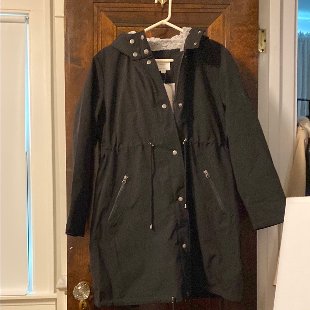 Black Seraphine 3-in-1 Maternity Jacket